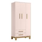 Guarda Roupa Infantil Q Encanto Slim 3 Portas E 2 Gavetas - Q