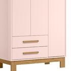 Guarda Roupa Infantil Q Encanto Slim 3 Portas E 2 Gavetas - Q