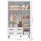 Guarda Roupa Infantil Retro 03 Portas 2909 Qmovi