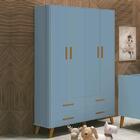 Guarda Roupa Infantil Retrô Ayla 4 Portas - Reller Móveis