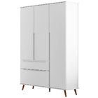 Guarda Roupa Infantil Retrô Melinda 3 Portas Banco Phoenix