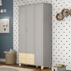 Guarda Roupa Infantil Rope 3 Portas E 2 Gavetas - Matic Móveis