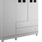 Guarda-roupa Infantil Selena 3 Pt 2 Gv Branco