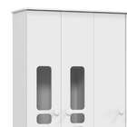 Guarda-roupa Infantil Smart 4 Pt Branco Brilho