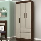 Guarda Roupa Infantil Solteiro 3 Portas 2 Gavetas Oregon Tcil
