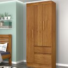 Guarda Roupa Infantil Solteiro 3 Portas 2 Gavetas Oregon Tcil