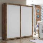 Guarda-roupa Infantil Tutto New 2 Pt Branco Soft E Teka