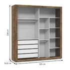 Guarda-roupa Infantil Tutto New 2 Pt Branco Soft E Teka