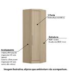 Guarda Roupa Infinity De Canto Com 1 Porta Marrom