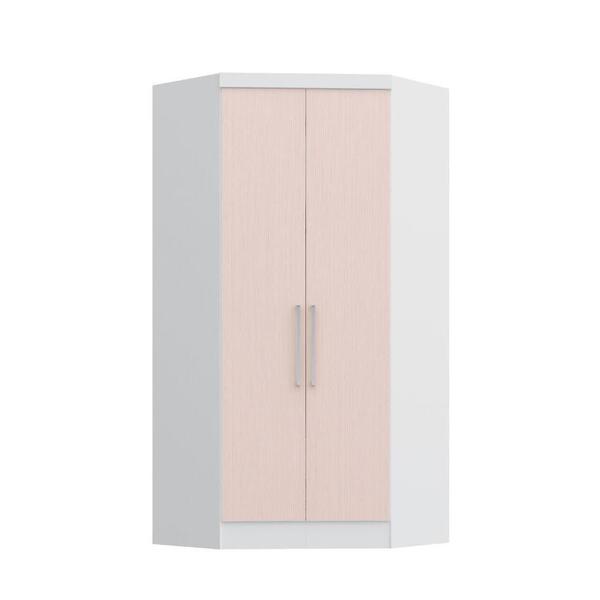 Guarda Roupa Infinity De Canto Com 2 Portas Branco