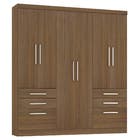 Guarda Roupa Ipe 230x200x46,5cm Cancún Luciane