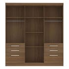 Guarda Roupa Ipe 230x200x46,5cm Cancún Luciane