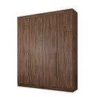 Guarda Roupa Itaguara 4 Portas 3 Gavetas Puxador De Aluminio