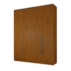 Guarda Roupa Itaguara 4 Portas 3 Gavetas Puxador De Aluminio