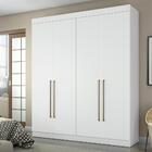 Guarda Roupa Itaguara 4 Portas Pux Alumi Branco