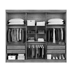 Guarda Roupa Itaguara 6 Portas 4 Gavetas Puxador De Alumínio