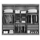 Guarda Roupa Itaguara 6 Portas Pux Alumi Café Wood