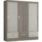 Guarda-roupa Itapema 3 Portas E 3 Gavetas - Moval - Carvalho