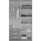 Guarda-roupa Itapema 4 Portas E 3 Gavetas D4350 - Rodial - Ca