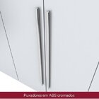 Guarda Roupa Jade 06 Portas De Abrir Branco - Henn