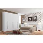 Guarda Roupa Jade 06 Portas De Abrir Branco - Henn