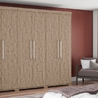 Guarda Roupa Jaguar 6 portas Cacau