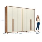 Guarda-roupa Juriti 06 Portas Com Pés