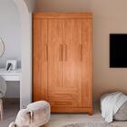 Guarda Roupa Juvenil 4 Portas Veneza Nature