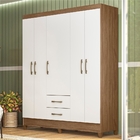 Guarda Roupa Kristen Naturale Branco