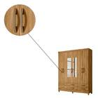 Guarda Roupa Larissa 6 Portas Freijó Bnn Decor