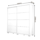 Guarda Roupa Las Vegas Branco Madeirado