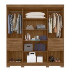 Guarda Roupa Leão 6 Portas Naturale Bnn Decor