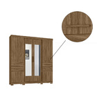 Guarda Roupa Leão 6 Portas Naturale Bnn Decor
