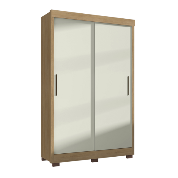 Guarda-roupa Lion 2 Portas De Correr Deslizantes Solteiro - N