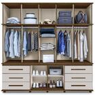 Guarda Roupa Lisboa 12 Portas 6 Gavetas Malbec Off White
