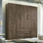 Guarda Roupa Liverpool 8.6 Com Pés Ébano - Santos Andirá