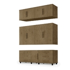 Guarda Roupa Londres 4 Portas Jacarandá