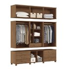 Guarda-roupa Londres Capelinha 13 Portas E 07 Gavetas Jatoba