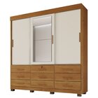 Guarda-roupa Londres Com Espelho E 9 Gavetas Cinamomo/cinamom