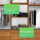 Guarda-roupa Londres Com Espelho E 9 Gavetas Cinamomo/cinamom