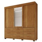Guarda-roupa Londres Com Espelho E 9 Gavetas Cinamomo/cinamom