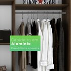 Guarda-roupa Londres Com Espelho E 9 Gavetas Imbuia