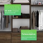 Guarda-roupa Londres Com Espelho E 9 Gavetas Imbuia