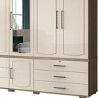 Guarda-roupa Londres Triplex Casal Castanha / Off White 11 Po
