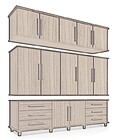 Guarda Roupa Londres Triplex Grande 5 Portas 6 Gavetas Com Ma