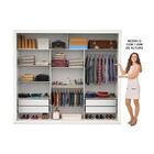Guarda Roupa Lotse 3 Portas De Correr 4 Gavetas Carioca Branco