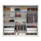 Guarda Roupa Lotse 3 Portas De Correr 4 Gavetas Carioca Branco