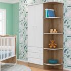 Guarda Roupa Louis Carvalho Rústico Branco