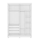 Guarda Roupa Lucha Branco 2 Portas