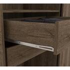 Guarda Roupa Luna 4 Portas E 2 Gavetas E Espelho Ebano